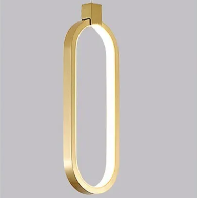 Goldener LED Kronleuchter - Modernes Design