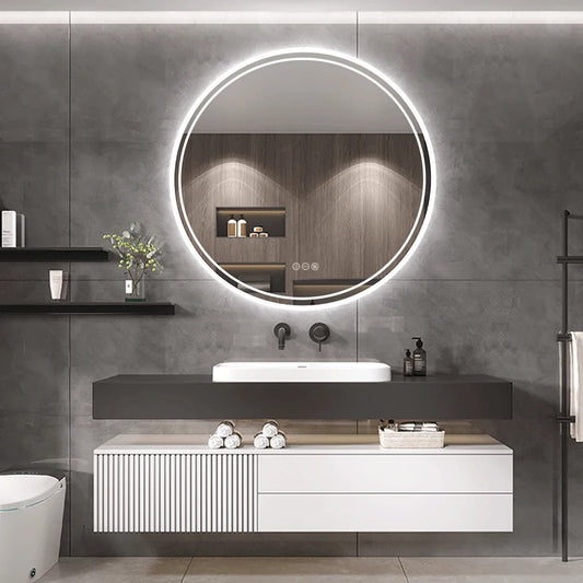 Runder, Intelligenter LED-Badezimmerspiegel