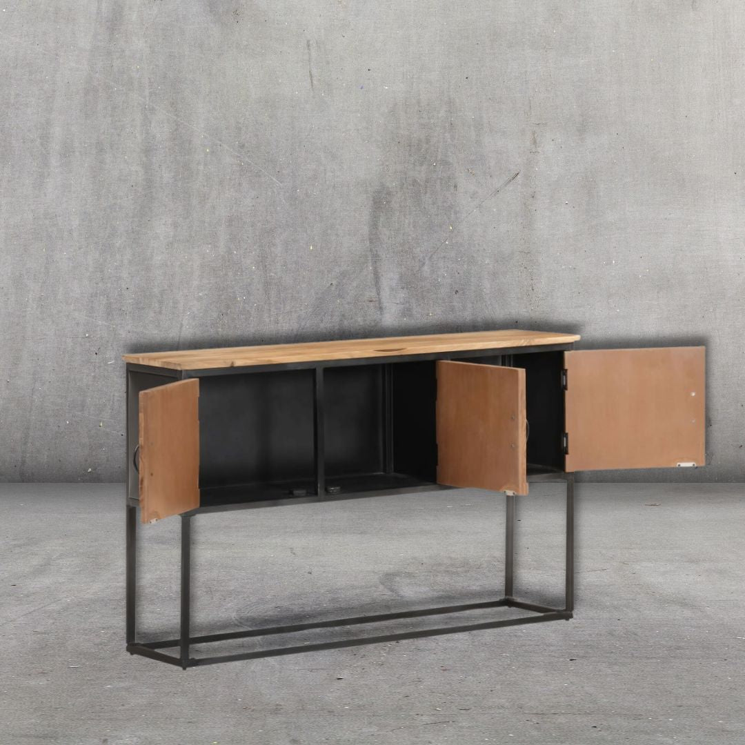 Massivholz-Sideboard mit Stauraum